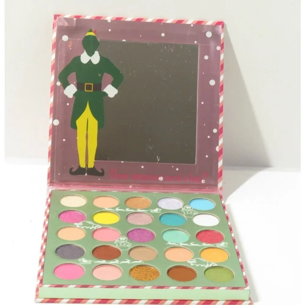 Elf X Revolution Ninny Muggins Eyeshadow Palette Highlighter Lip Balm & Scrub NI